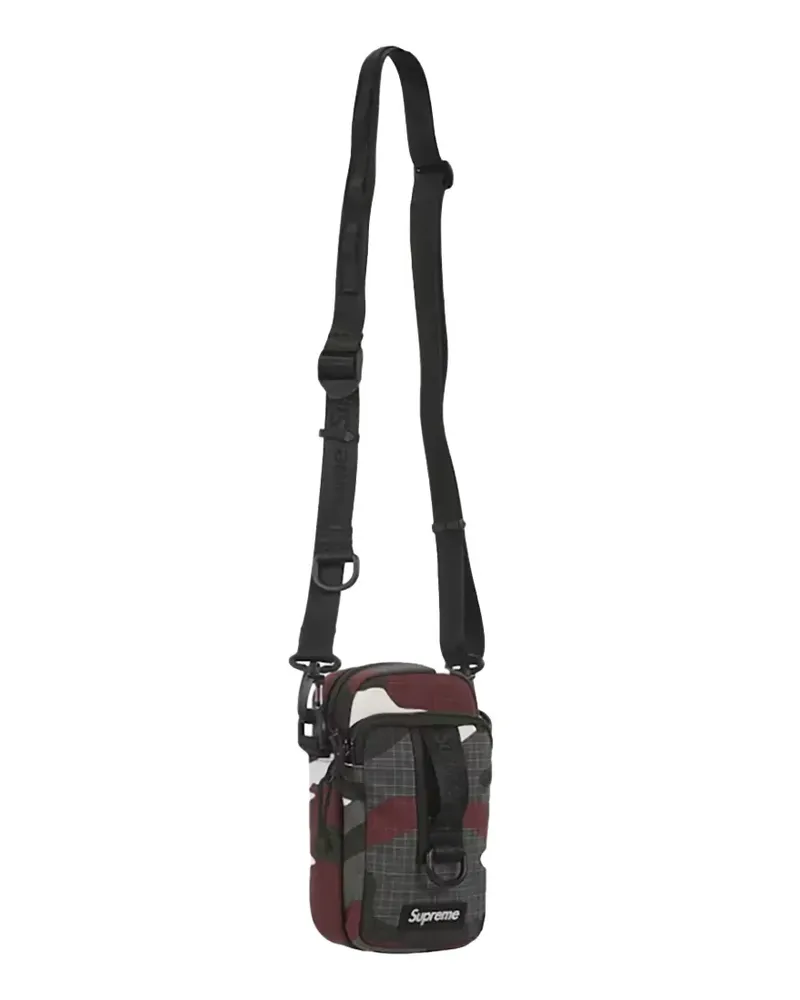 Supreme Being camouflage-print messenger bag - Grau Grau