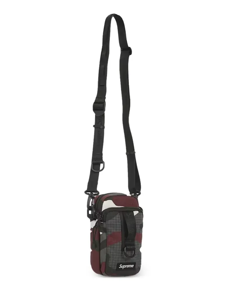 Supreme Being camouflage-print messenger bag - Grau Grau