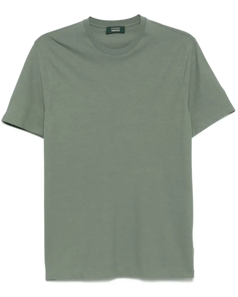 Zanone Klassisches T-Shirt - Grün Grün