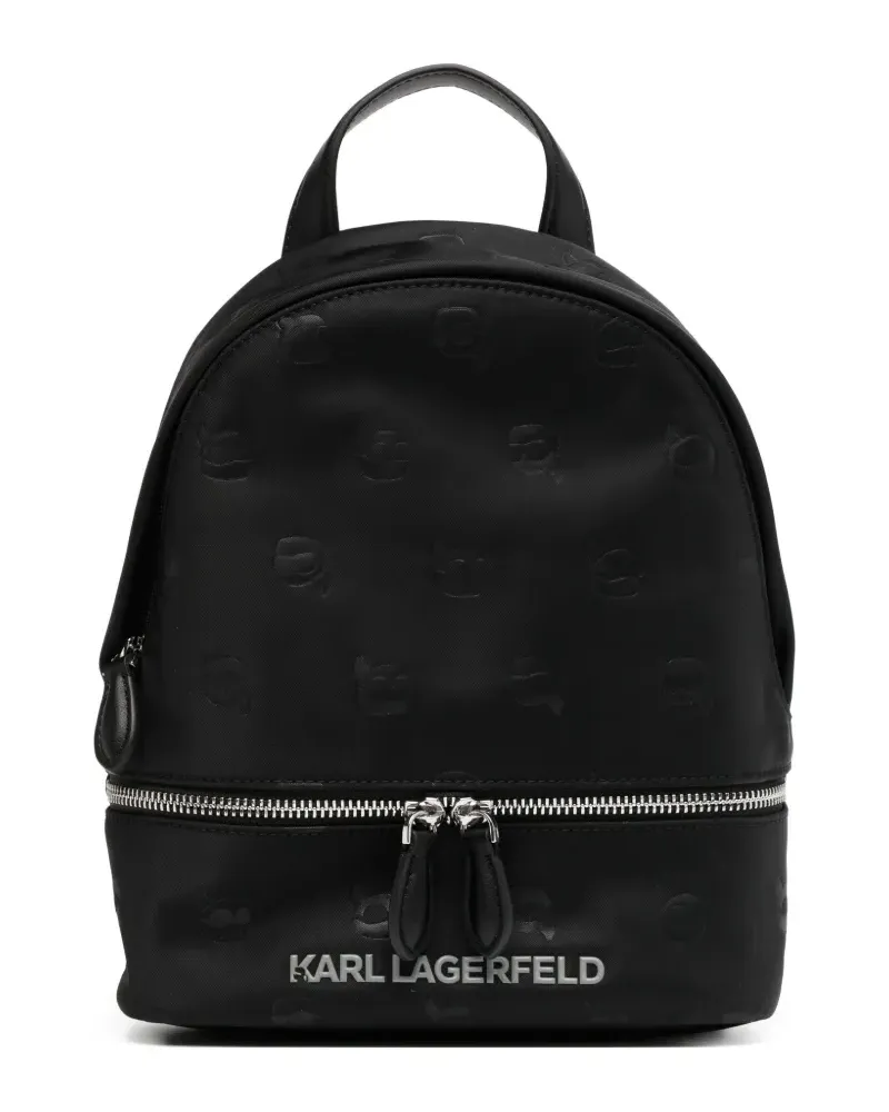 Karl Lagerfeld Ikon Rucksack - Schwarz Schwarz