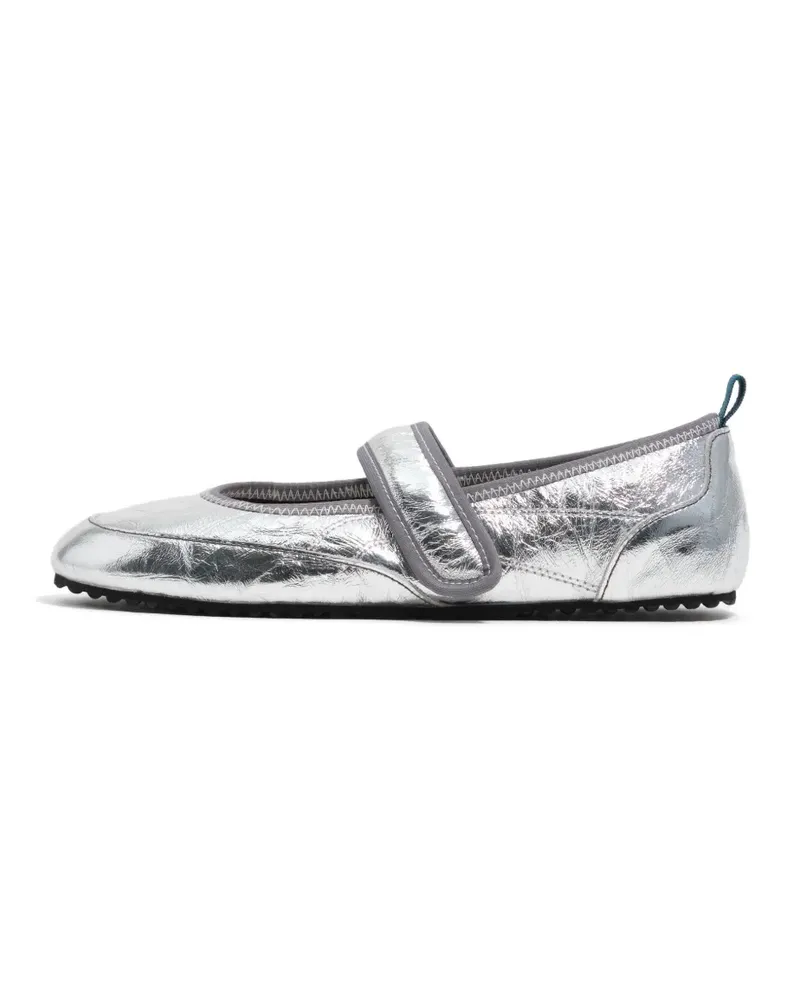 BIMBA Y LOLA Ballerinas mit Klettverschluss - Silber Silber