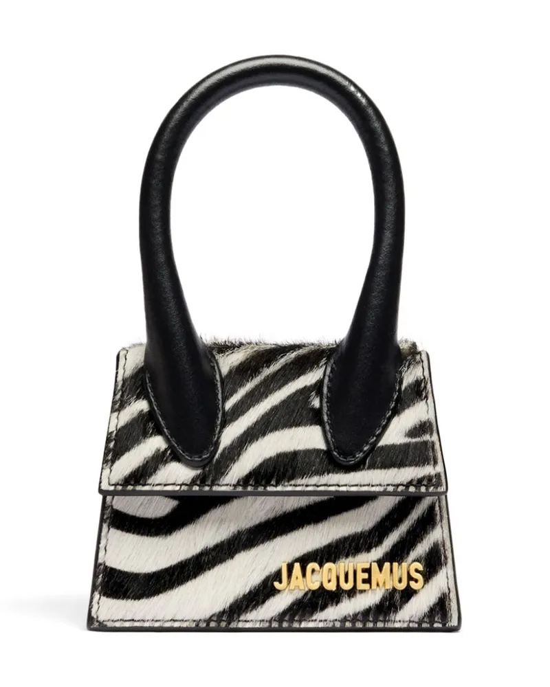 Jacquemus Mini The Chiquito Tote Bag - Weiß Weiß