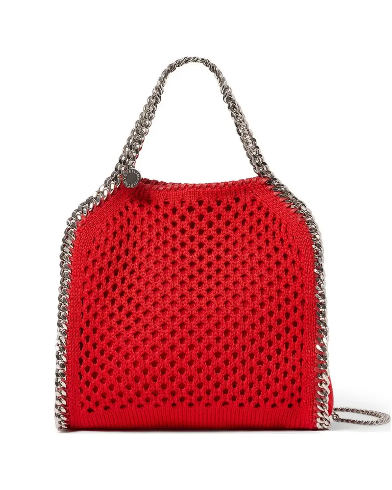 Stella McCartney mini Falabella mesh-knit shoulder bag - Rot Rot