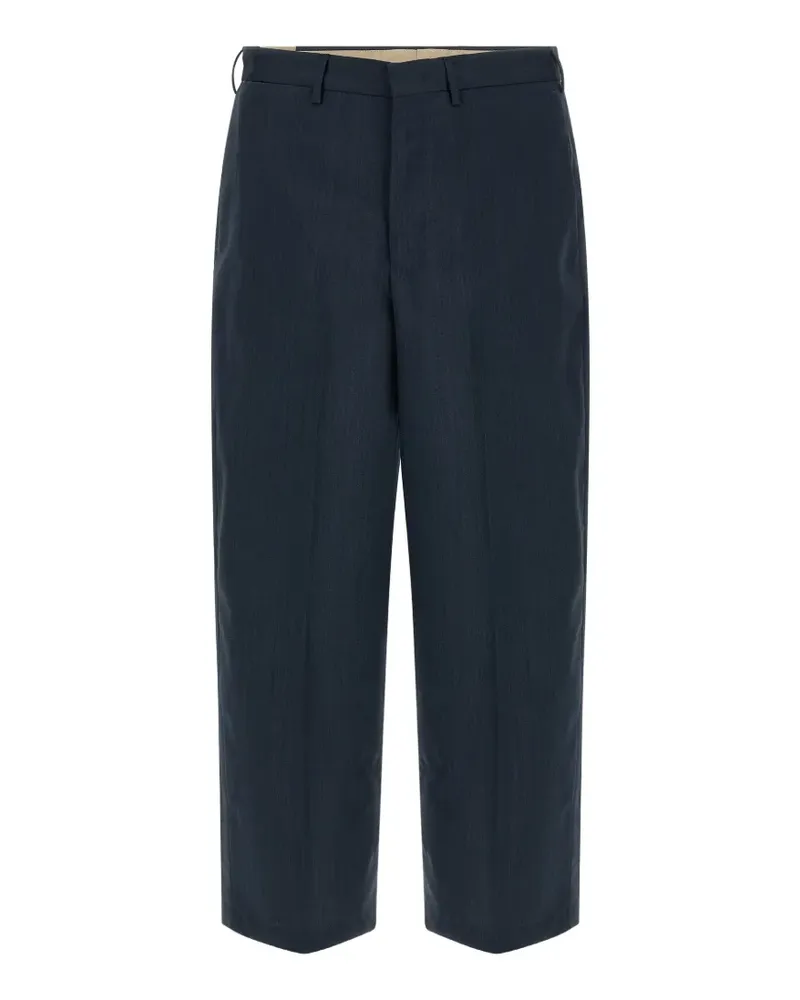 PT TORINO straight leg pleat trousers - Blau Blau