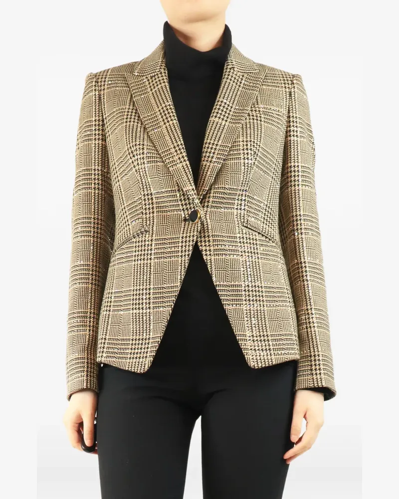 Veronica Beard Dickey Jacke mit Kristallen - Nude Nude