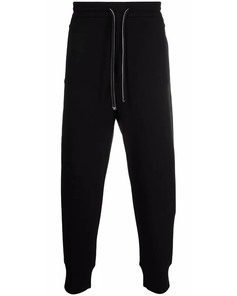 Emporio Armani Jogginghose mit Kordelzug Schwarz