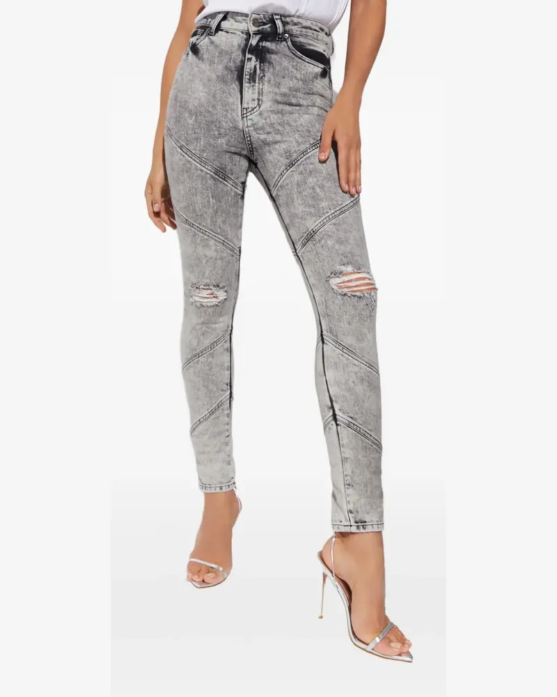 Retrofête Allegra distressed jeans - Grau Grau
