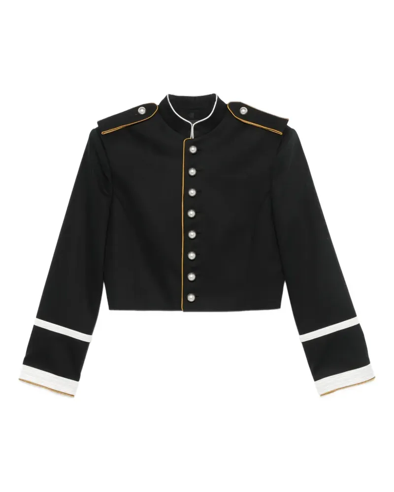 Ann Demeulemeester Bine Marsina button-embellished jacket - Schwarz Schwarz