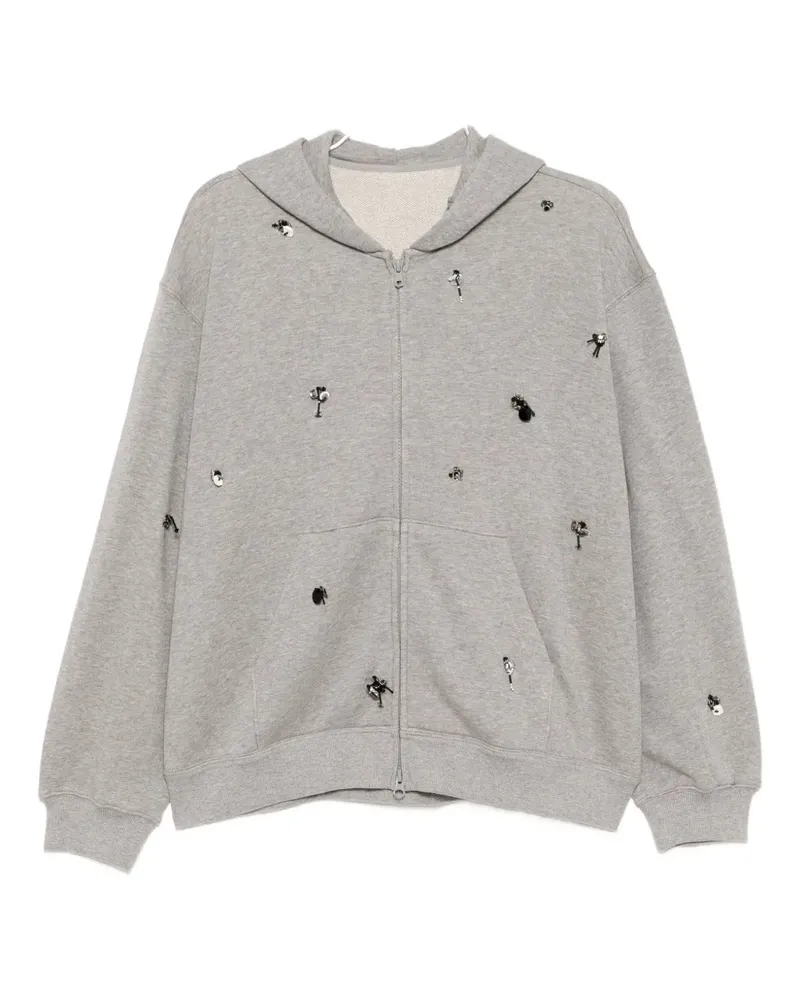 JNBY Hoodie mit Pailletten - Grau Grau