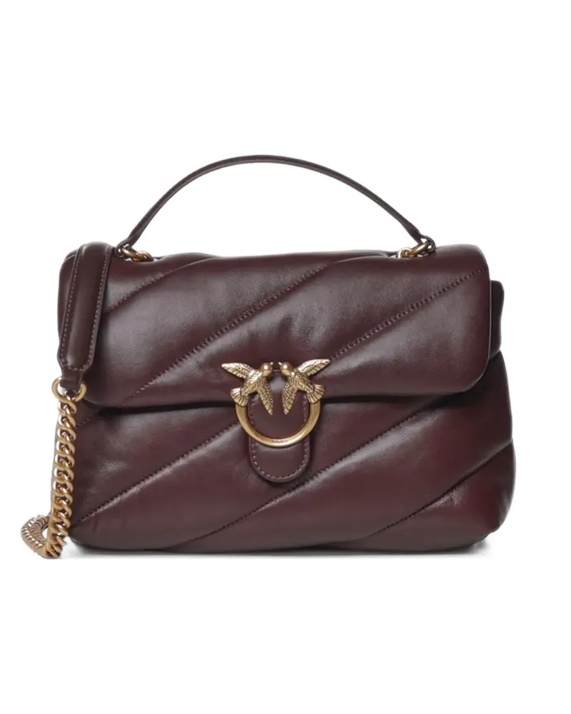 Pinko medium Love quilted shoulder bag - Rot Rot