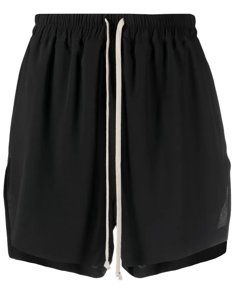 Rick Owens Weite Shorts mit Kordelzug - Schwarz Schwarz