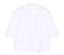 Cropped-Hemd aus Popeline
