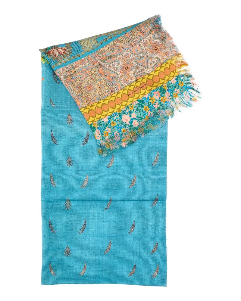 Pierre-Louis Mascia silk scarf - Blau Blau