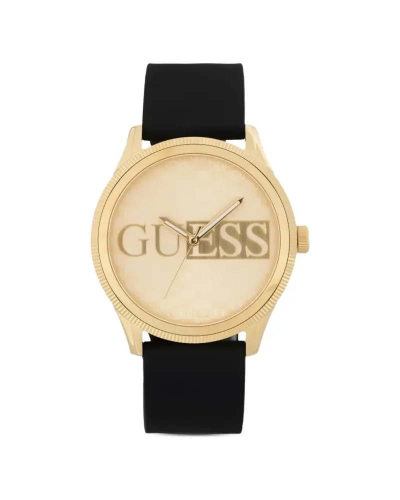 Guess Armbanduhr mit Logo-Gravur 44mm - Gold Gold