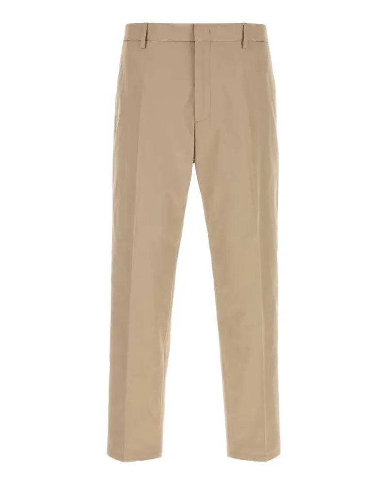 Jil Sander Gerade Hose mit Bügelfalten - Nude Nude