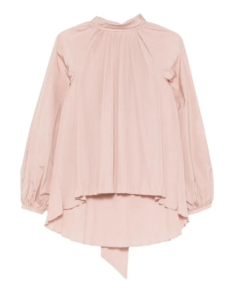 Max Mara Bluse mit Falten - Rosa Rosa
