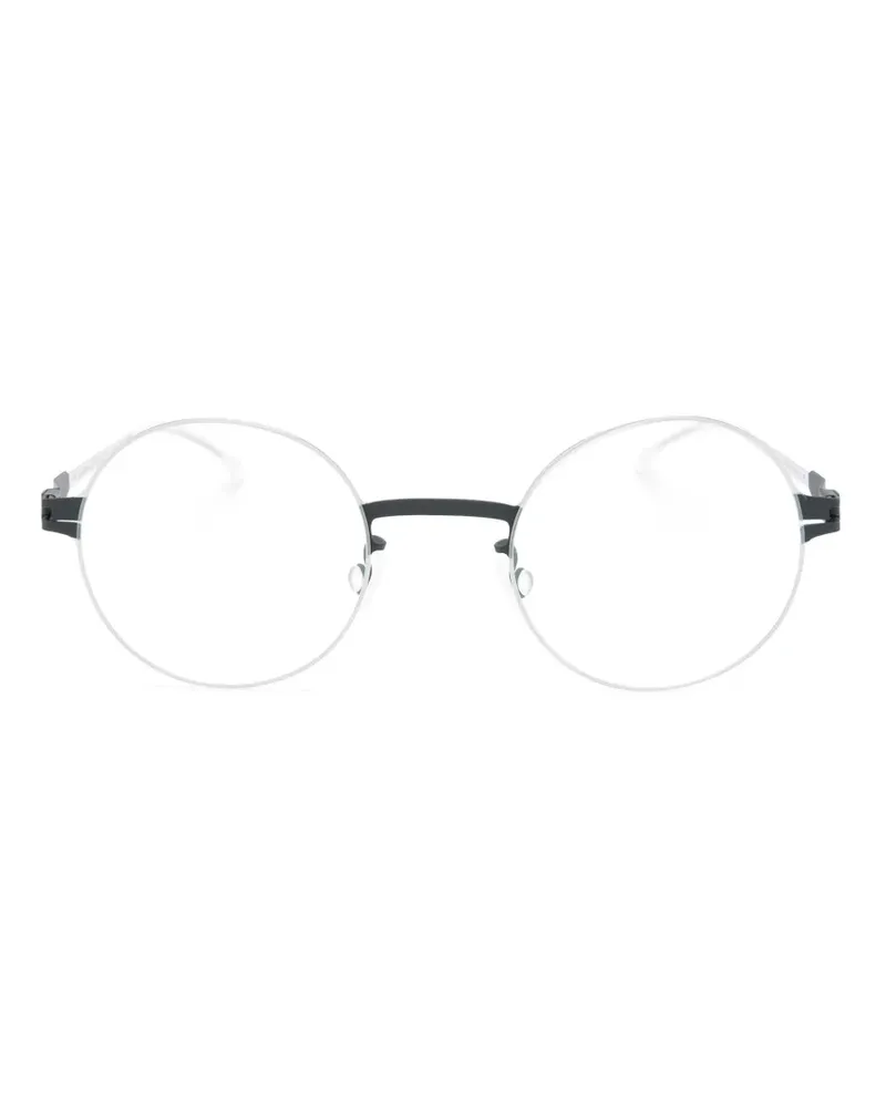 Mykita Lova Brille mit rundem Gestell - Silber Silber