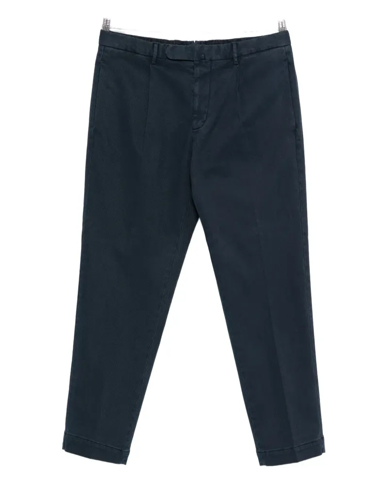 Dell'oglio Chino mit Bundfalten - Blau Blau