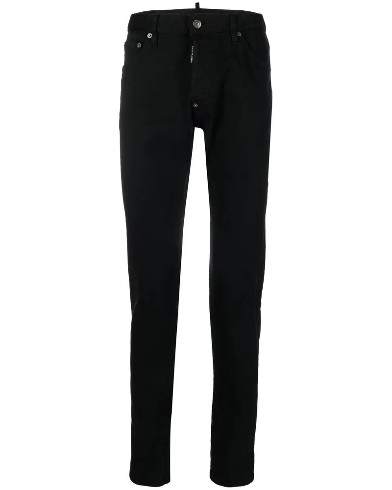 Dsquared2 Bull Skinny-Jeans - Schwarz Schwarz