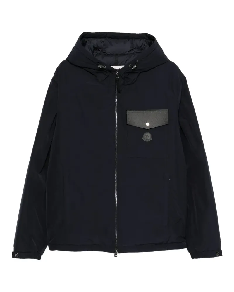 Moncler Kapuzenjacke mit Taschen - Blau Blau