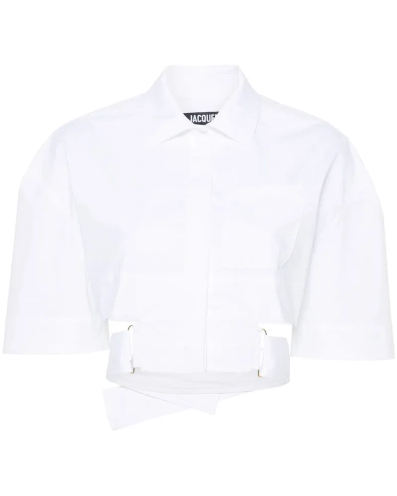 Jacquemus Le Chemis Courte Bari Hemd - Weiß Weiß