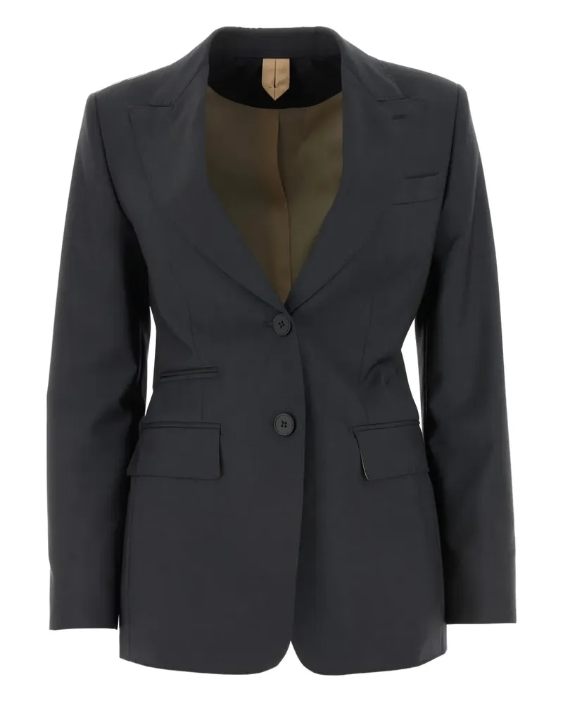 Max Mara Einreihiges Sakko - Grau Grau