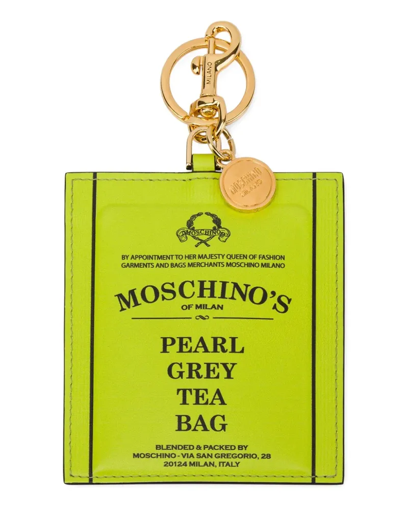 Moschino Schlüsselanhänger aus Leder - Grün Grün