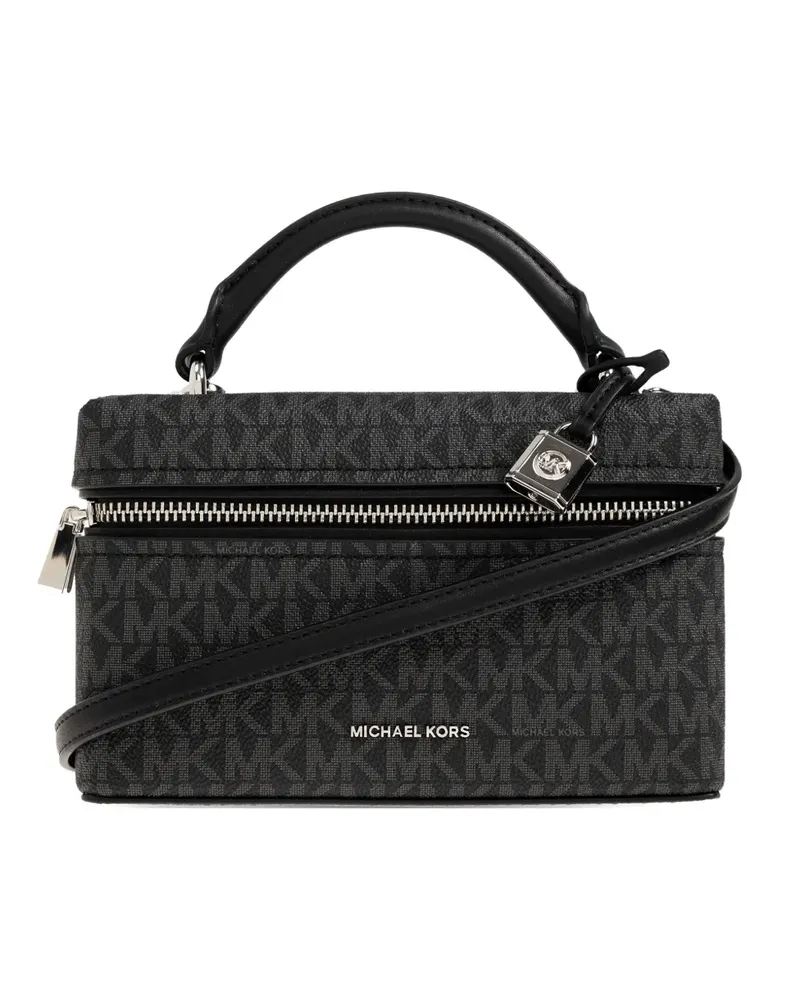 Michael Kors XS Jana logo-pattern crossbody bag - Schwarz Schwarz