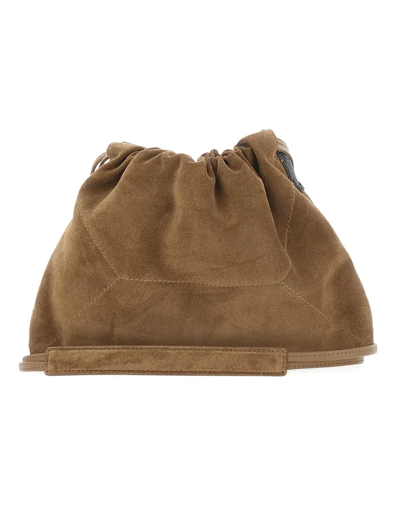 Brunello Cucinelli drawstring crossbody bag - Braun Braun