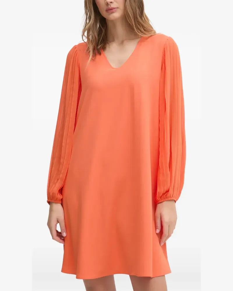 Joseph Ribkoff V-neck mini dress - Orange Orange