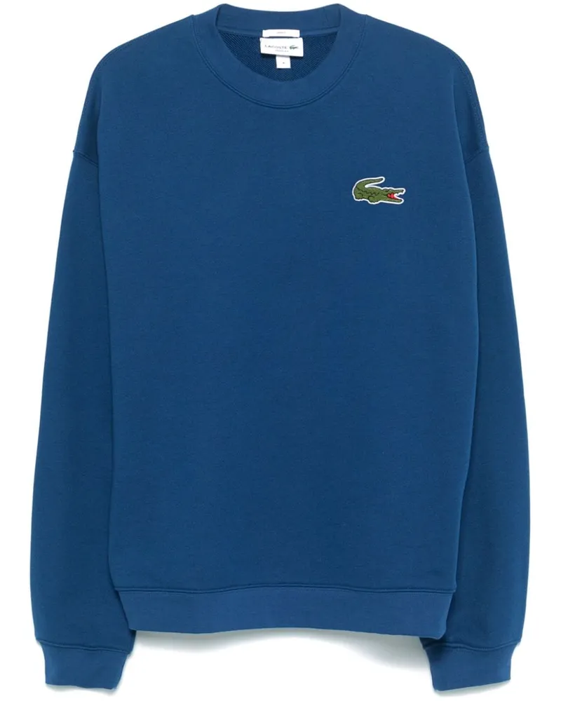Lacoste Sweatshirt mit Logo-Stickerei - Blau Blau