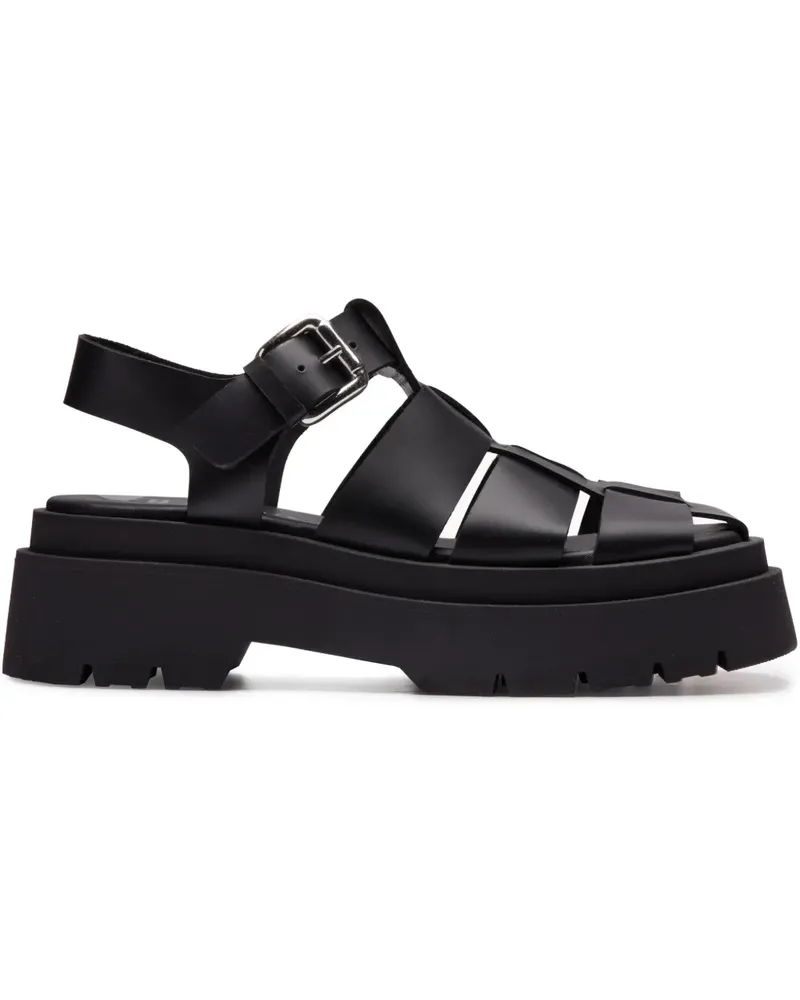 Miista Kornelia Sandalen mit Schnalle - Schwarz Schwarz