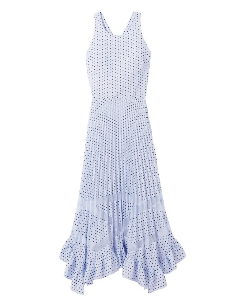 Claudie Pierlot Gerüschtes Midikleid - Blau Blau