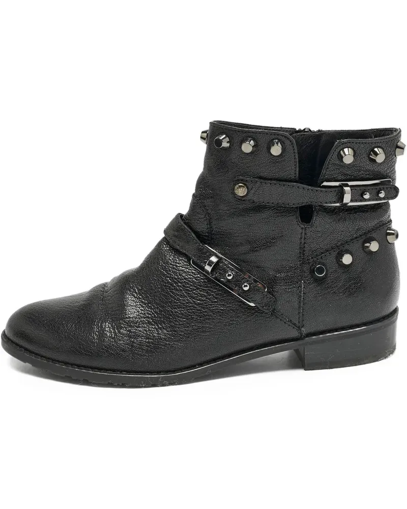 Stuart Weitzman Stiefeletten mit Nieten - Schwarz Schwarz