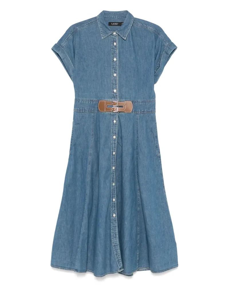 Ralph Lauren Erlaina Midikleid - Blau Blau