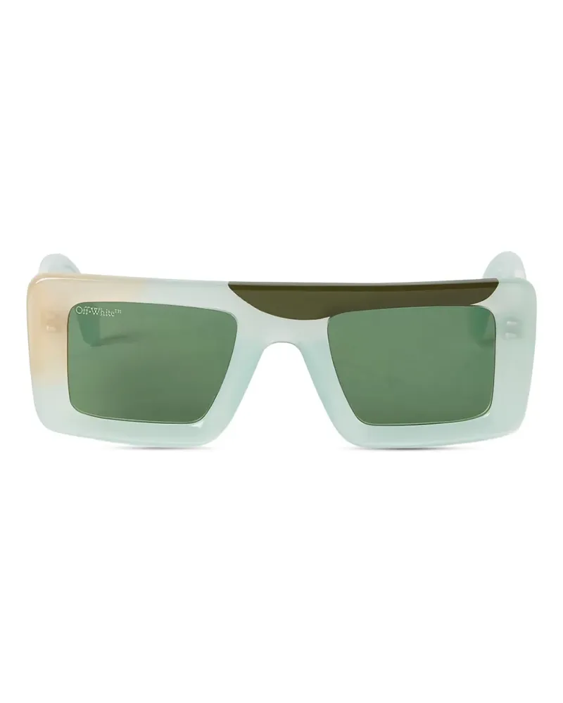 OFF-WHITE Seattle Sonnenbrille mit eckigem Gestell - Blau Blau
