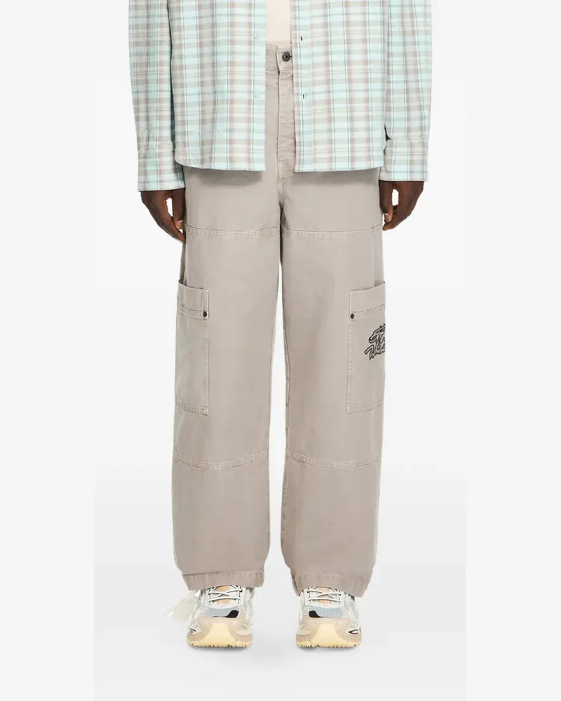 OFF-WHITE Script Cargohose - Nude Nude