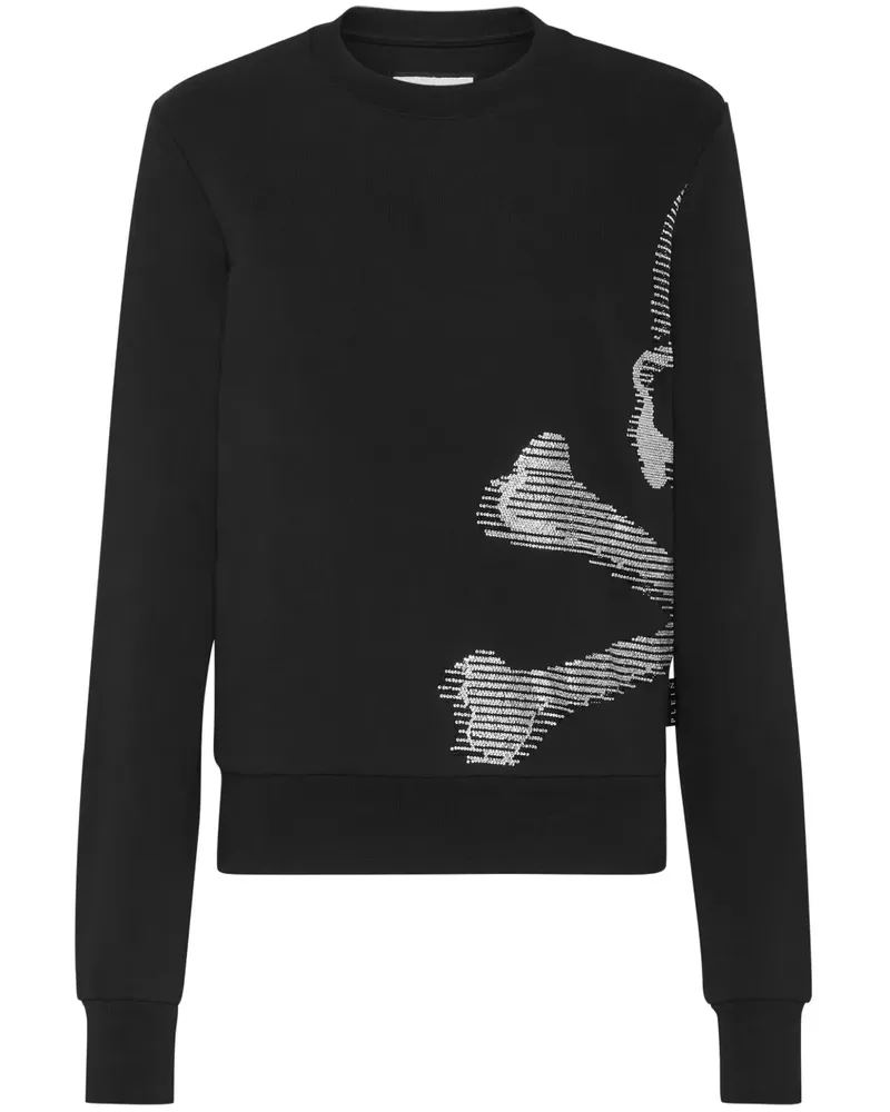 Philipp Plein Skull&Bones Sweatshirt - Schwarz Schwarz