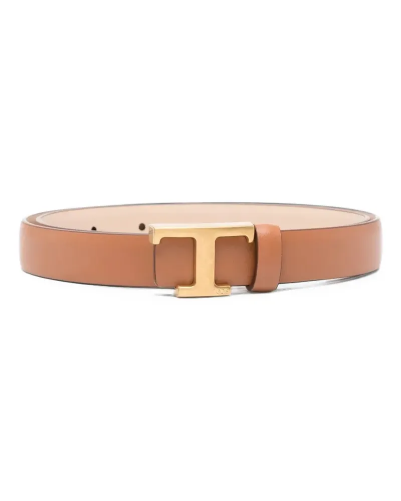 TOD'S Wendbarer T Timeless Gürtel - Braun Braun