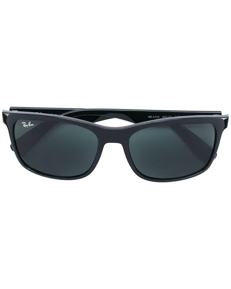 Ray Ban Eckige Sonnenbrille - Schwarz Schwarz