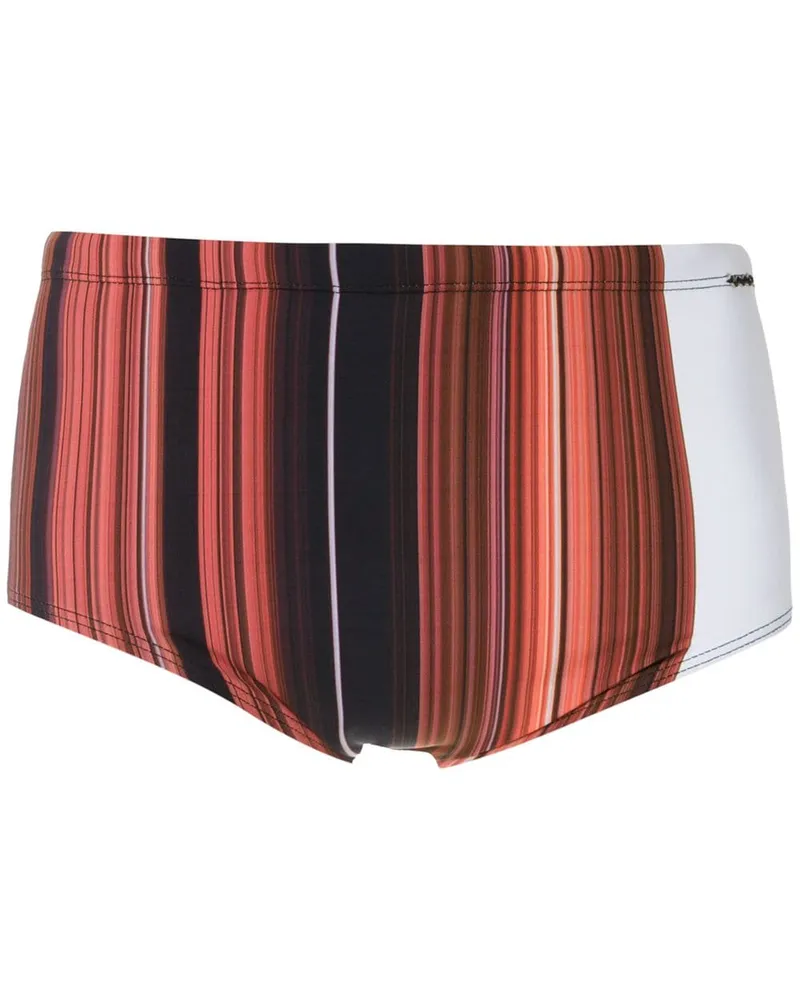 Amir Slama Badehose mit "Catedral"-Print - Mehrfarbig Mehrfarbig
