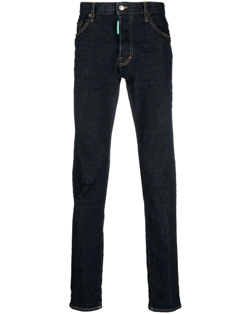 Dsquared2 Klassische Slim-Fit-Jeans Blau