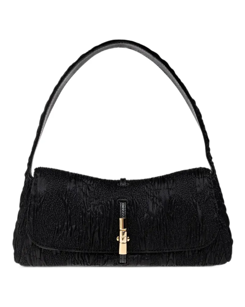 Balmain Metropolis textured-finish shoulder bag - Schwarz Schwarz