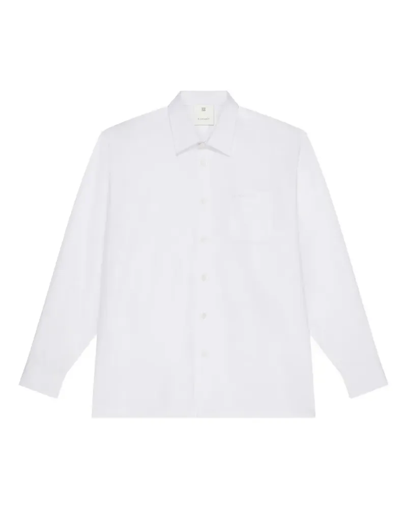 Givenchy long-sleeve pocket shirt - Weiß Weiß
