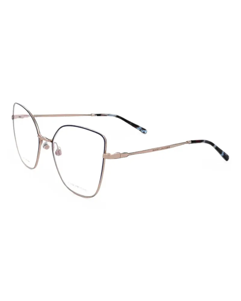 Marc Jacobs Brille mit geometrischem Gestell - Gold Gold