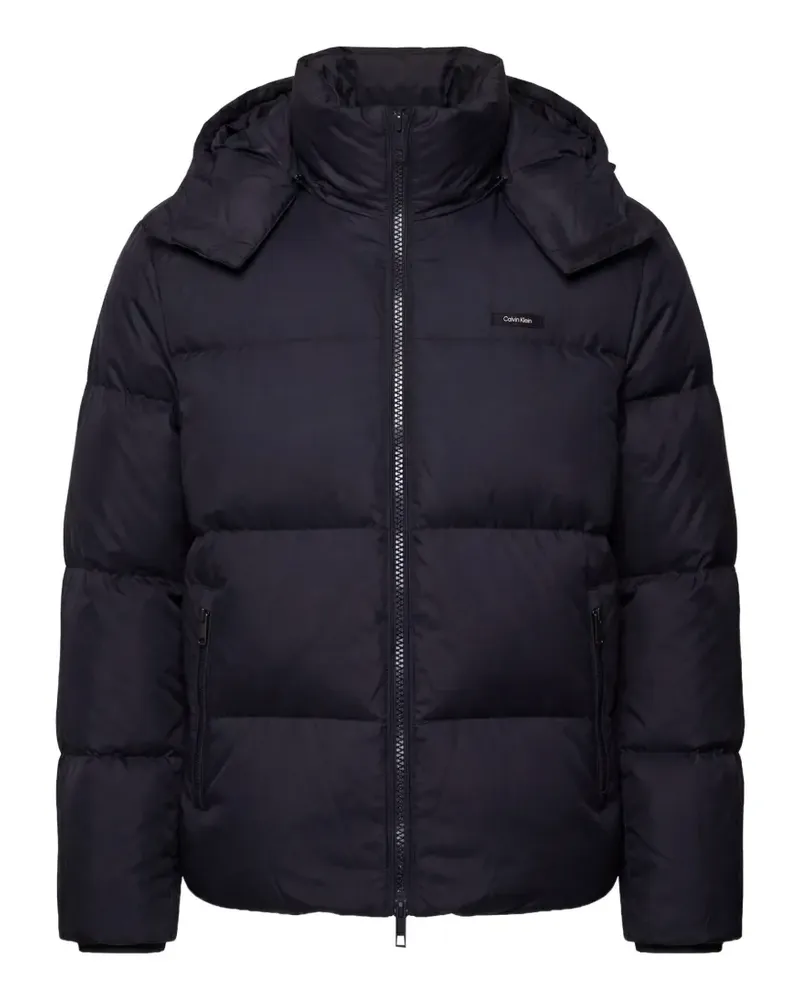 Calvin Klein Gefütterte Kapuzenjacke - Blau Blau