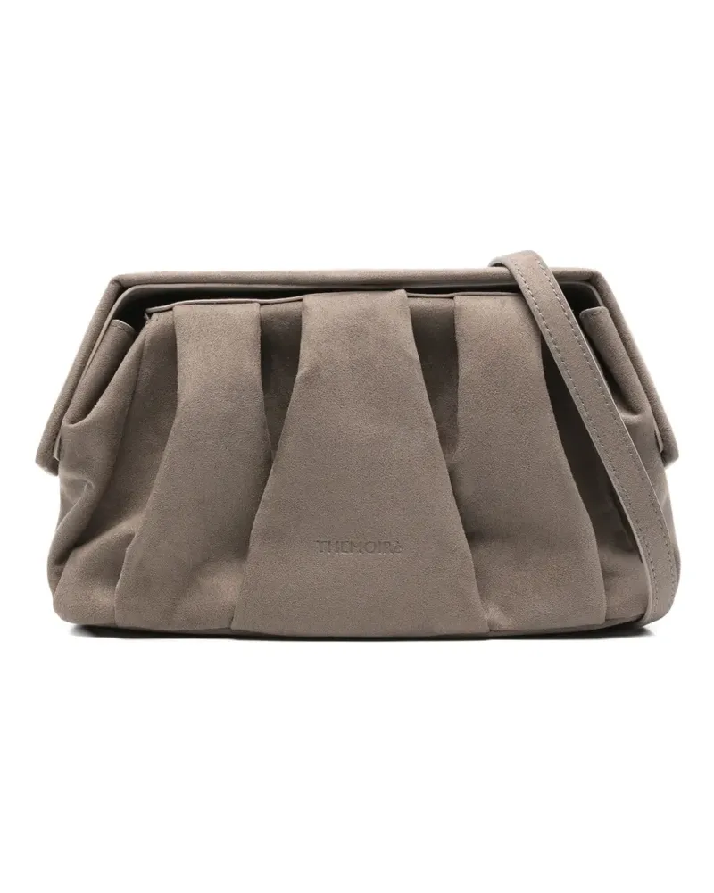 THEMOIRÈ Afrodite Clutch mit Falten - Grau Grau