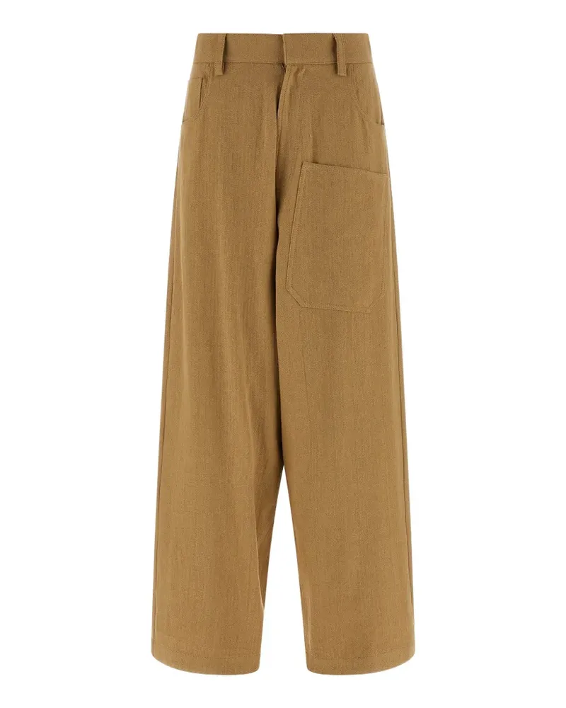 Jejia Strukturierte Carla Hose - Gelb Gelb