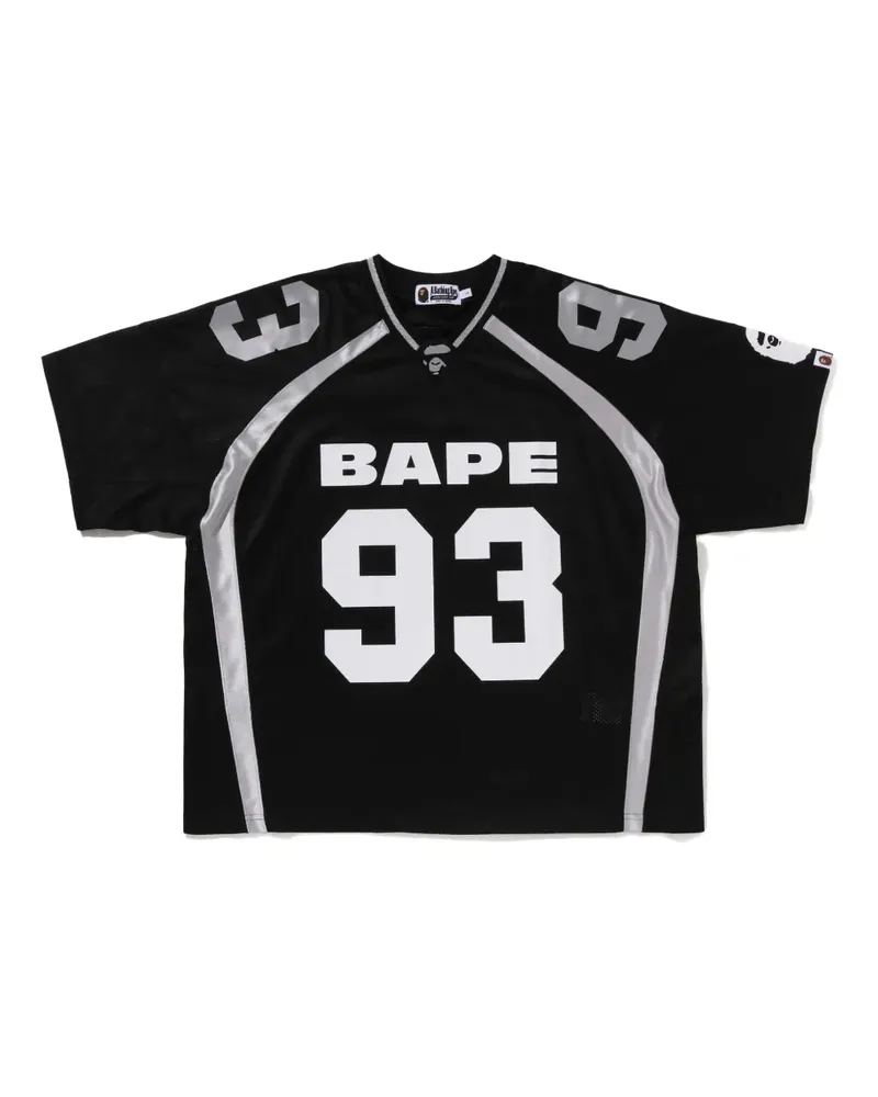 BAPE 93 Number Trikot - Schwarz Schwarz