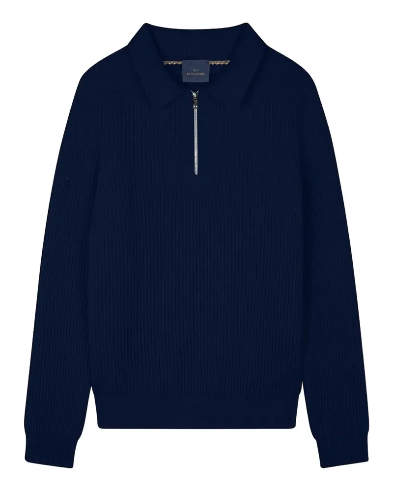Paul & Shark zipped polo shirt - Blau Blau
